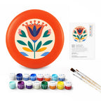 Paint by Numbers - Frisbee | Folk Bloom in Orange