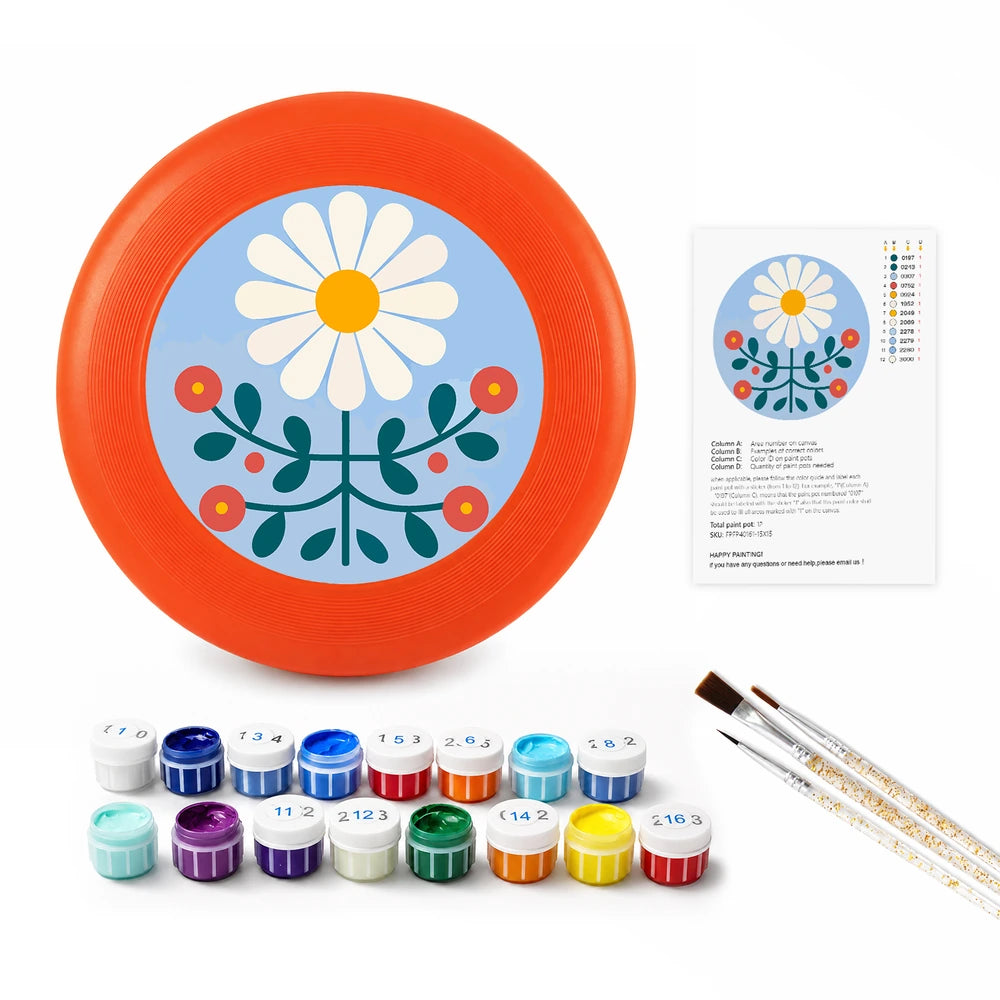 Paint by Numbers - Frisbee | Folk Daisy
