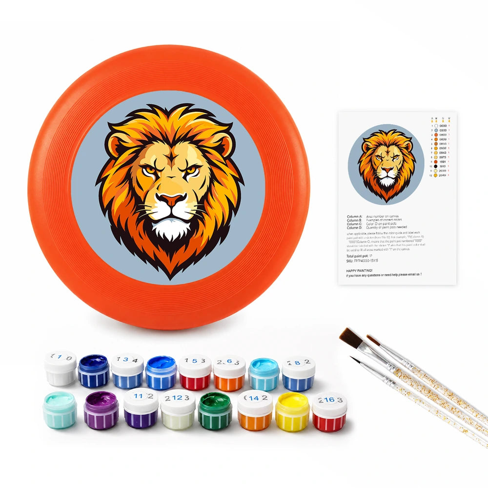 Paint by Numbers - Frisbee | Golden Lion Head