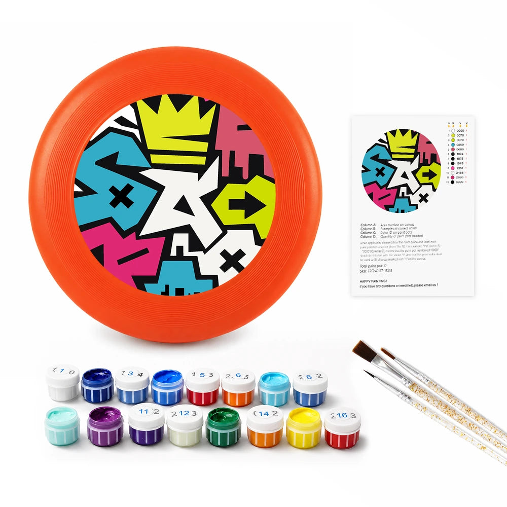 
Paint by Numbers - Frisbee | Graffiti Crown