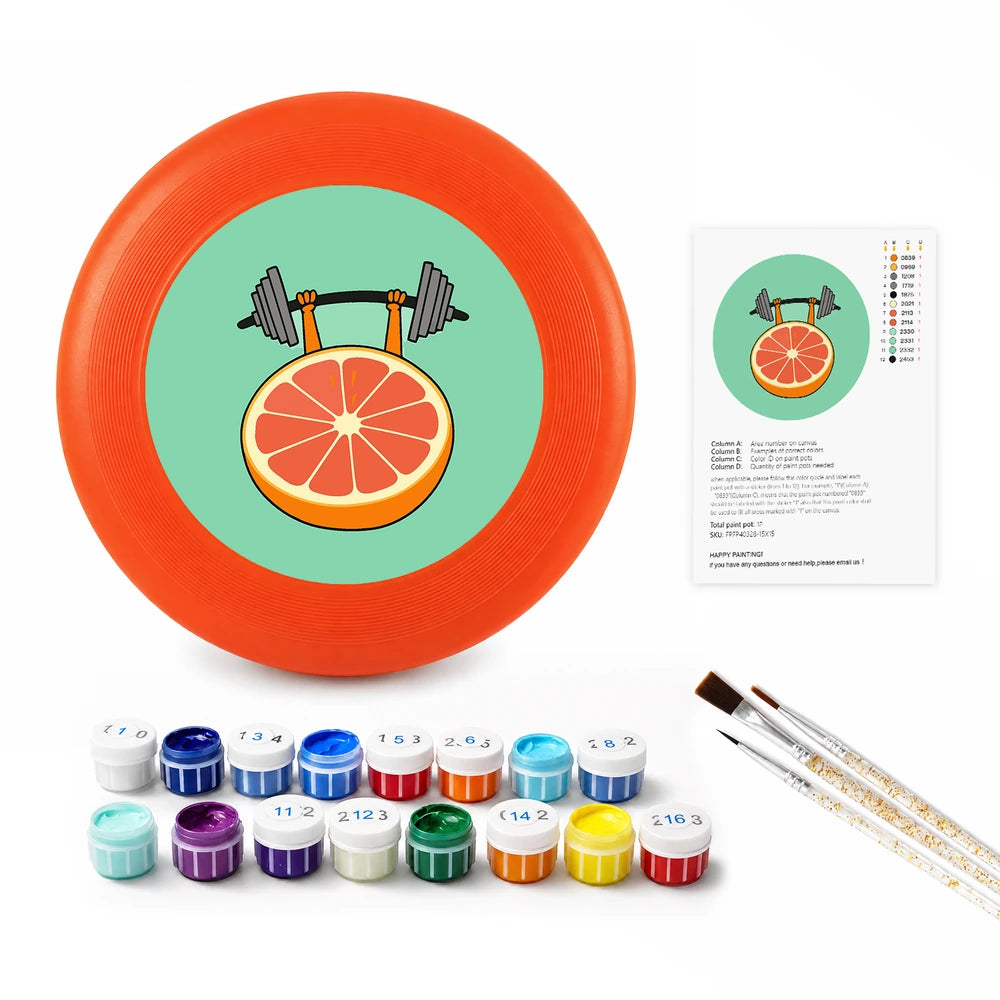 Paint by Numbers - Frisbee | Grapefruit Workout