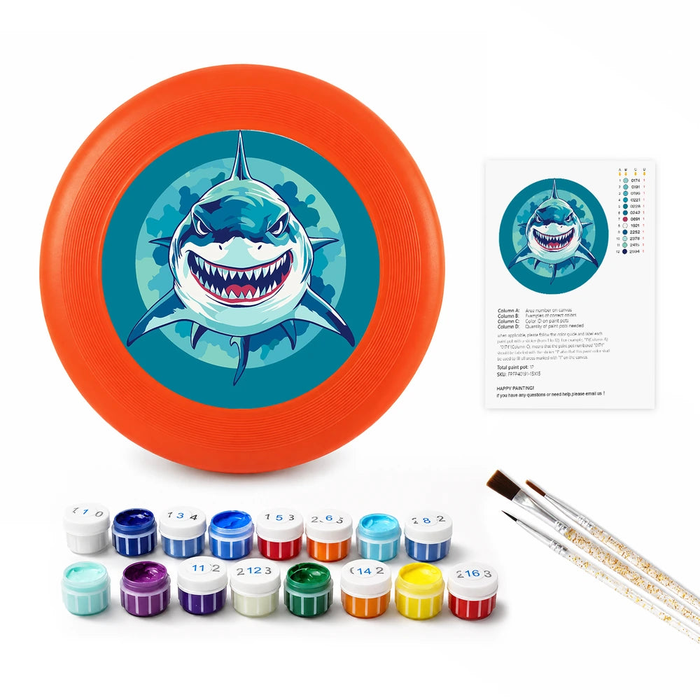 Paint by Numbers - Frisbee | Great White Shark