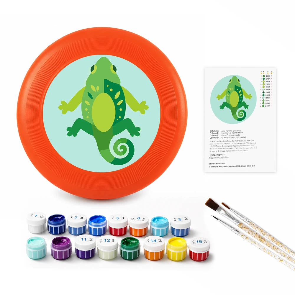
Paint by Numbers - Frisbee | Green Gecko