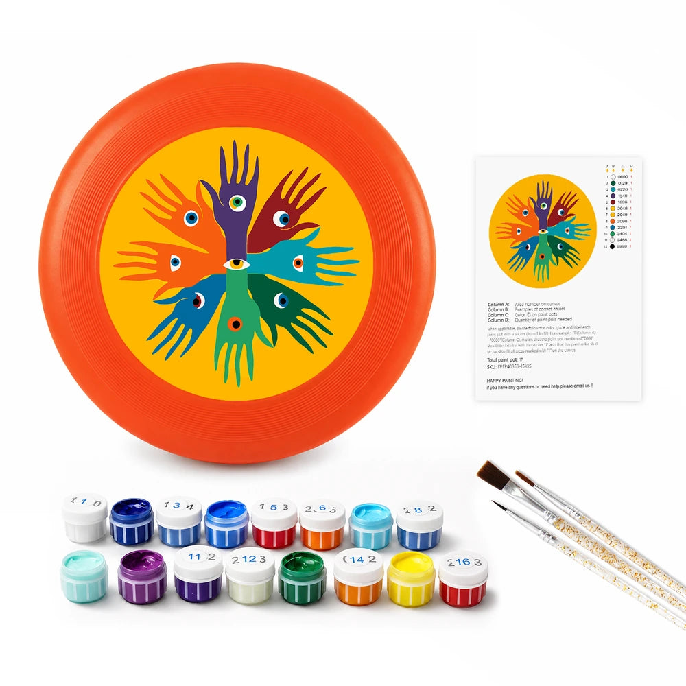 
Paint by Numbers - Frisbee | Hands and Eyes