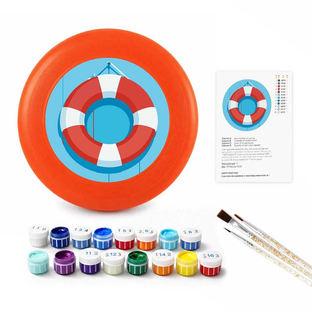 
Paint by Numbers - Frisbee | Life Ring