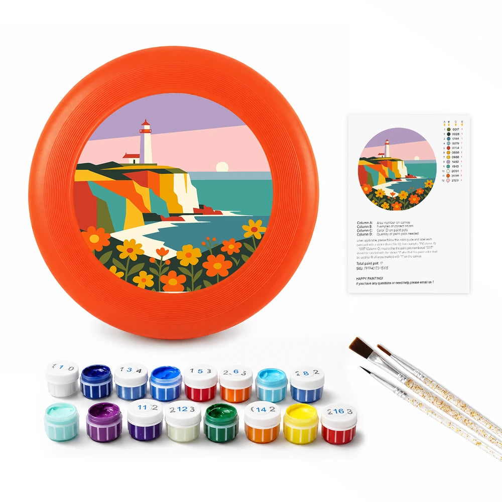 
Paint by Numbers - Frisbee | Lighthouse on the Cliff