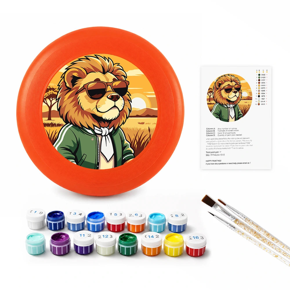 
Paint by Numbers - Frisbee | Lion in a Jacket