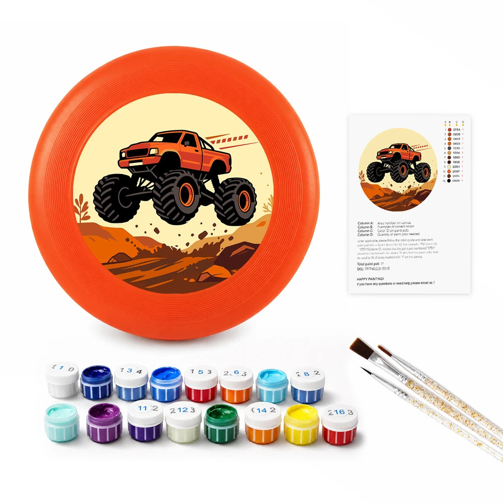Paint by Numbers - Frisbee | Monster Truck
