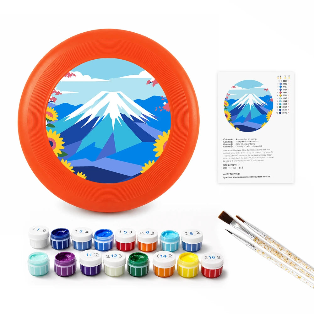 
Paint by Numbers - Frisbee | Mount Fuji in Bloom