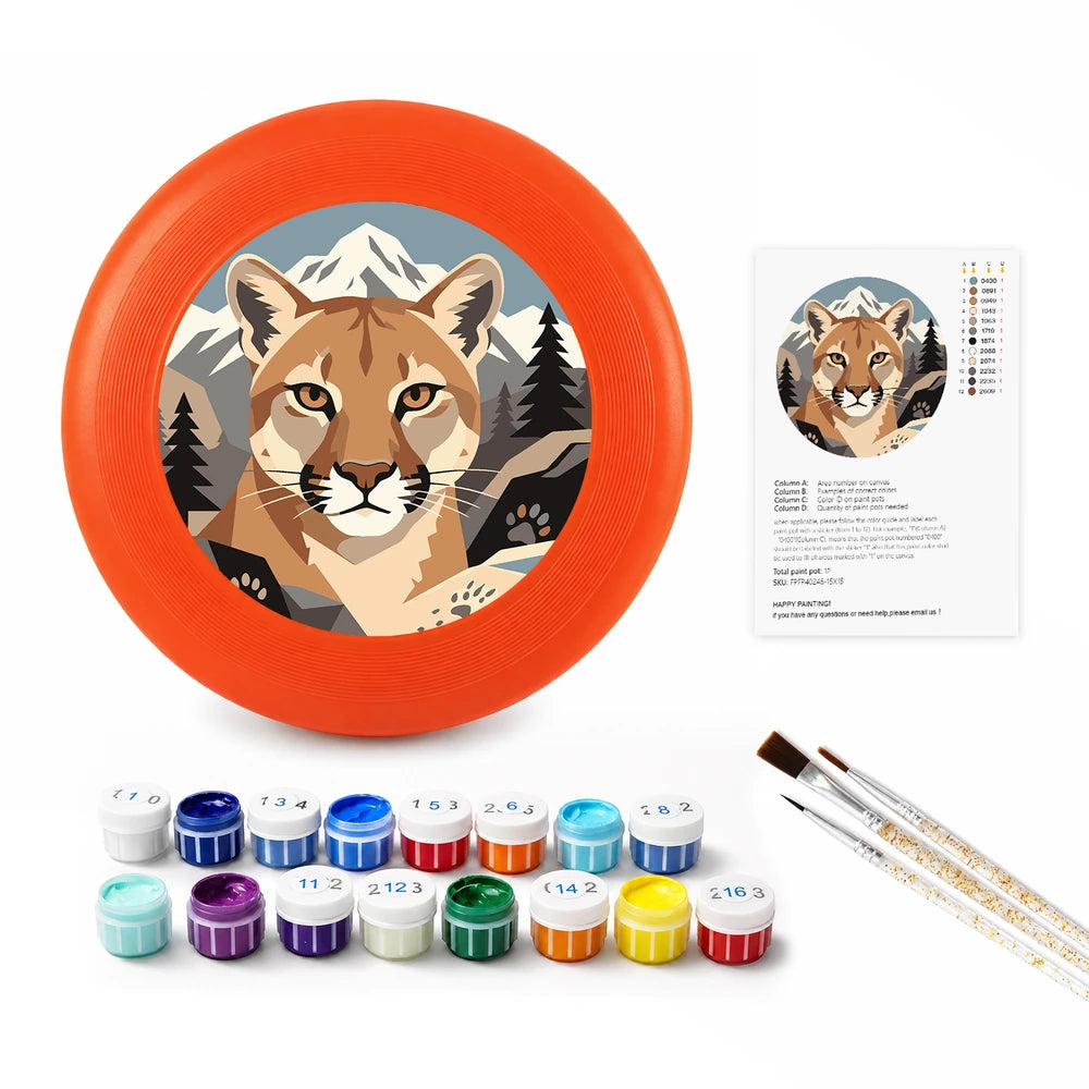 Paint by Numbers - Frisbee | Mountain Cougar