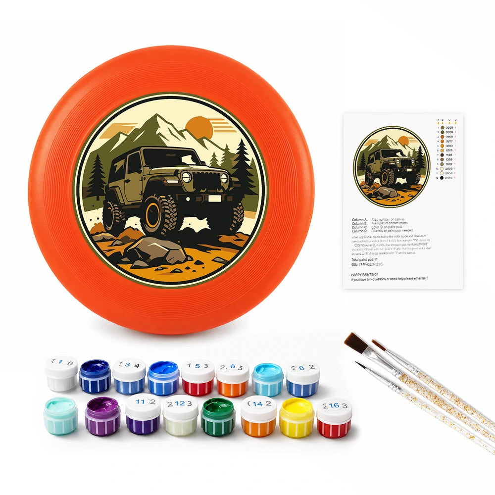 
Paint by Numbers - Frisbee | Off-Road Adventure
