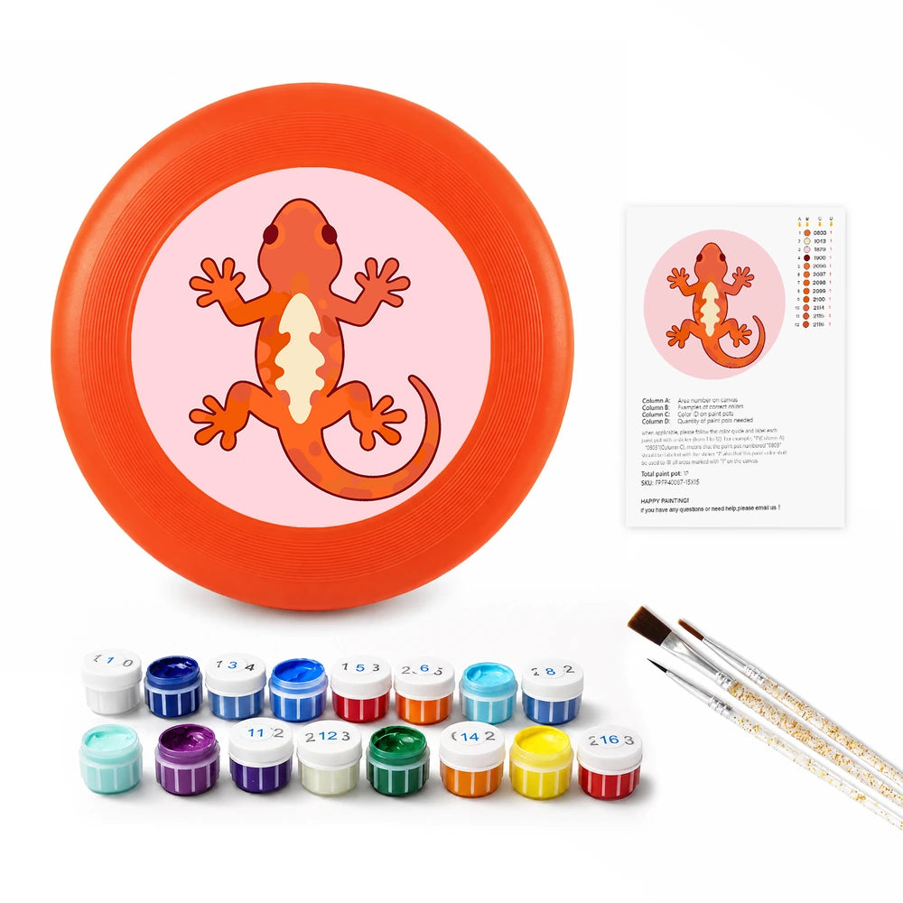 
Paint by Numbers - Frisbee | Orange Lizard