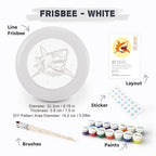Paint by Numbers - Frisbee | Orange Shark