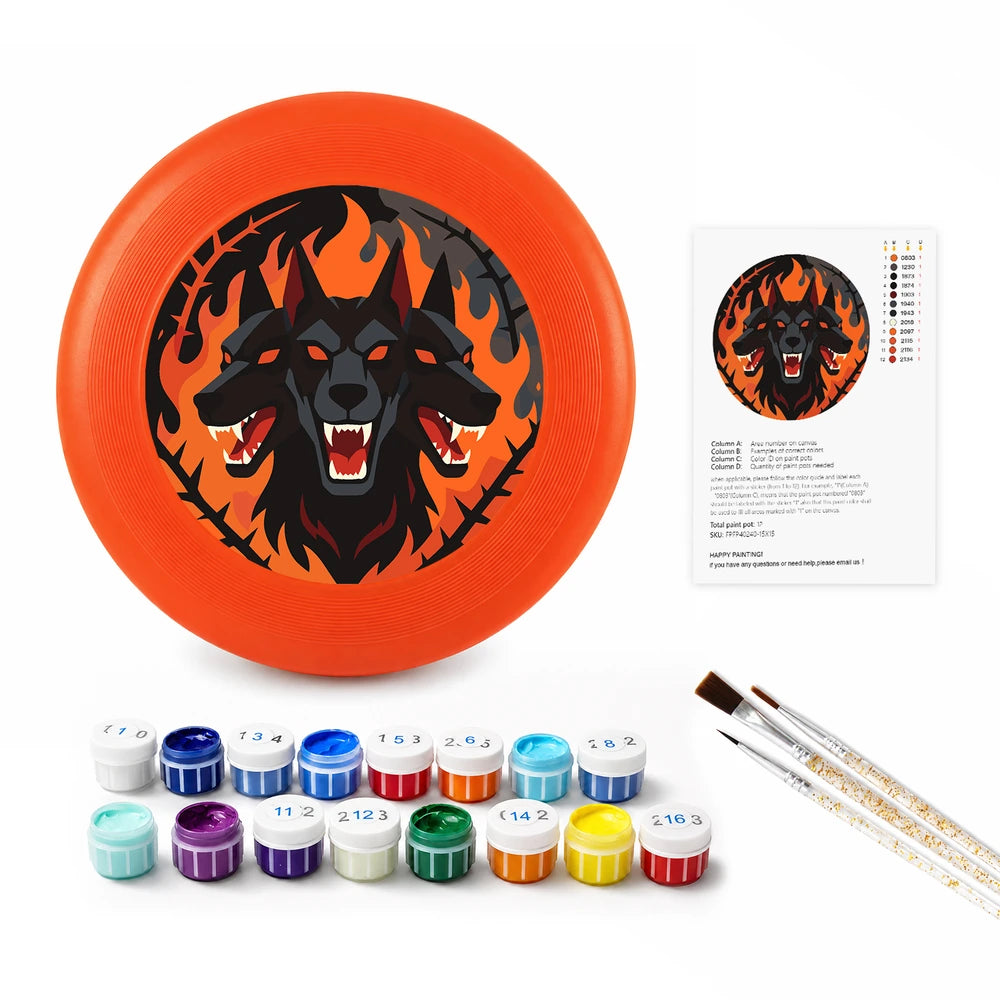 Paint by Numbers - Frisbee | Panther in Flames