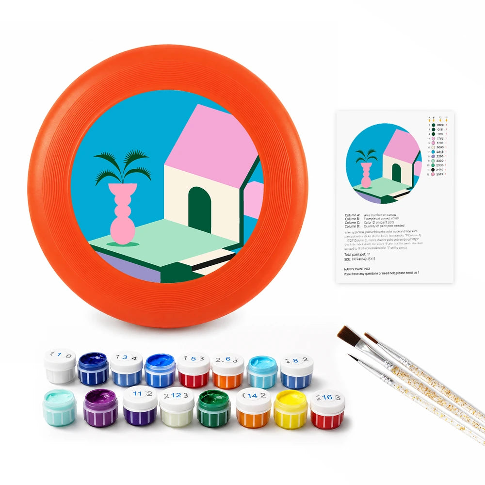 
Paint by Numbers - Frisbee | Pastel House