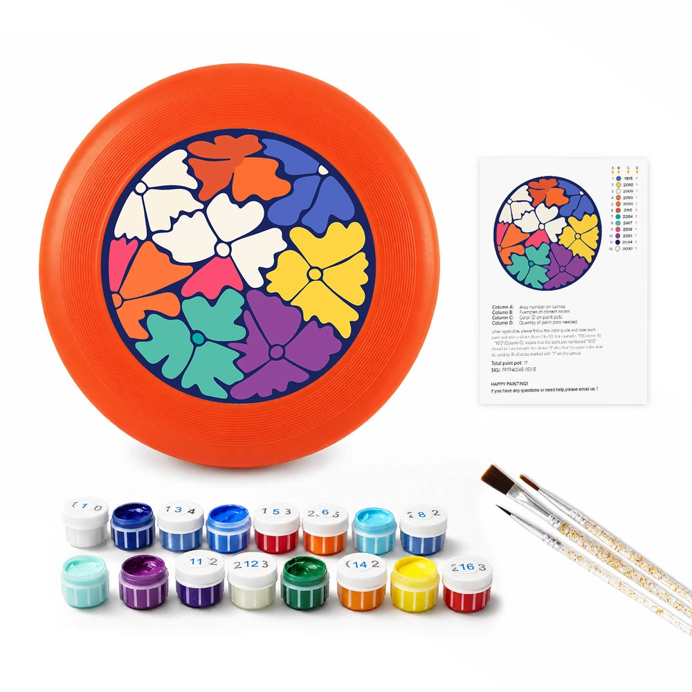 Paint by Numbers - Frisbee | Petal Collage