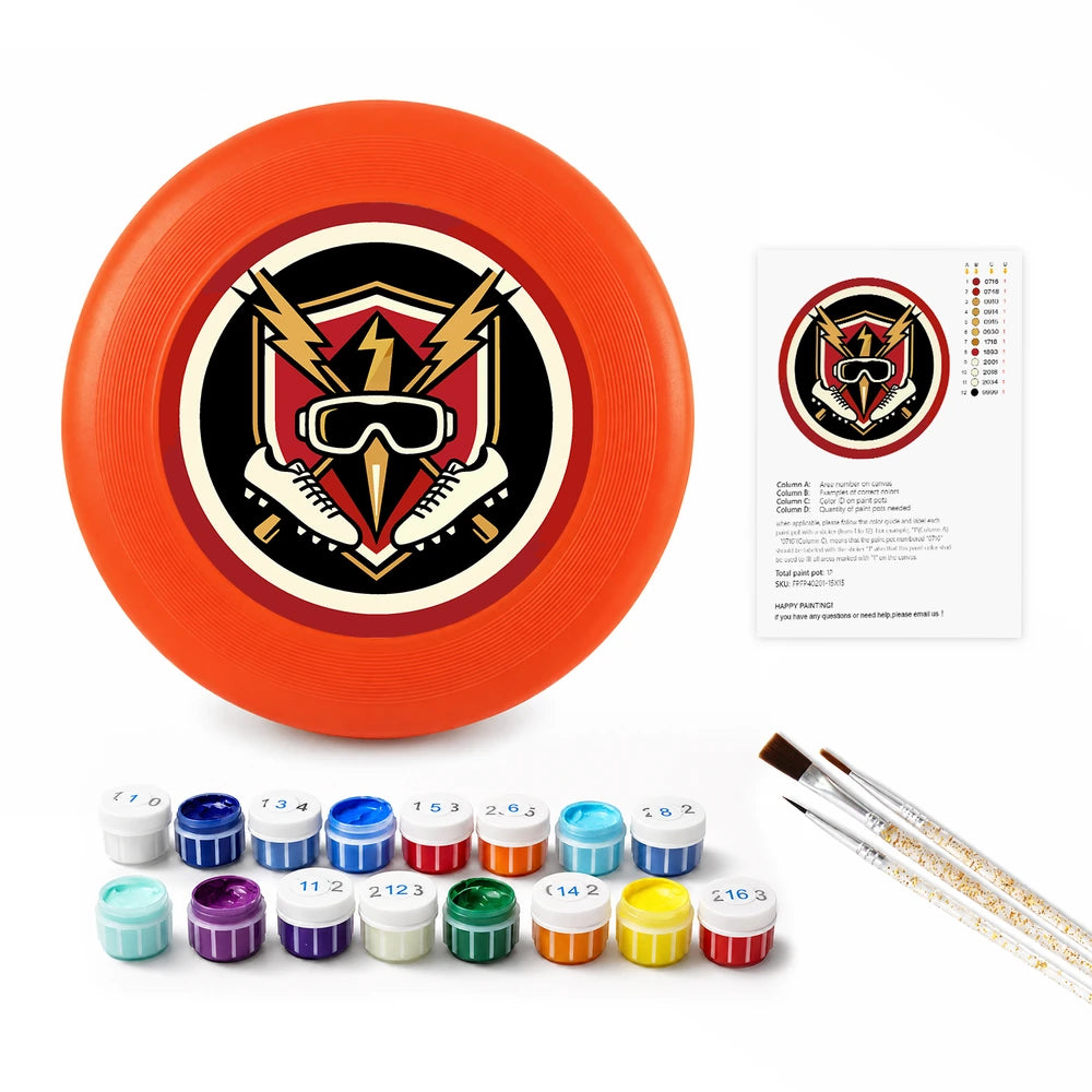 Paint by Numbers - Frisbee | Pilot Badge