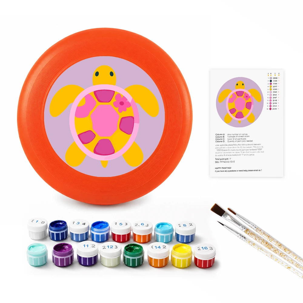 
Paint by Numbers - Frisbee | Pink Turtle