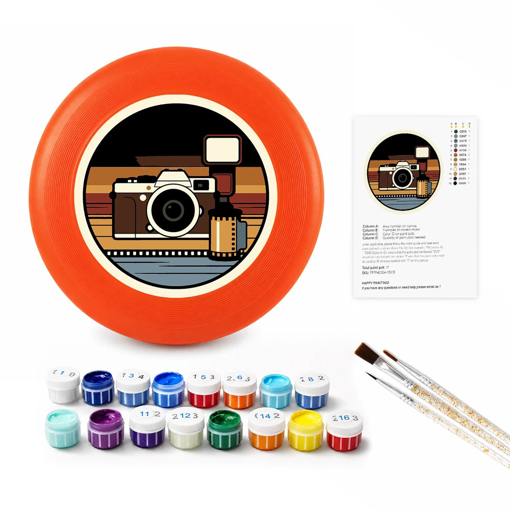 
Paint by Numbers - Frisbee | Retro Camera and Film