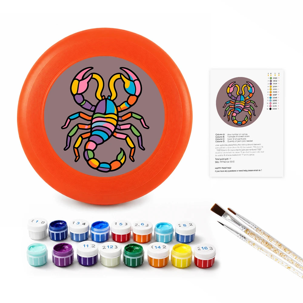 
Paint by Numbers - Frisbee | Scorpio Sign