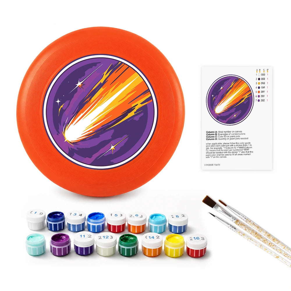Paint by Numbers - Frisbee | Shooting Comet