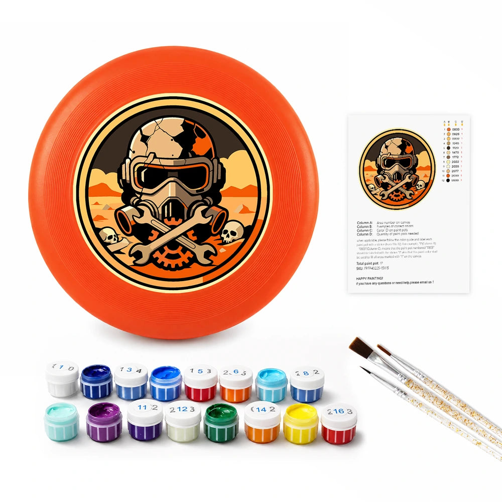 Paint by Numbers - Frisbee | Skull Pilot Crest