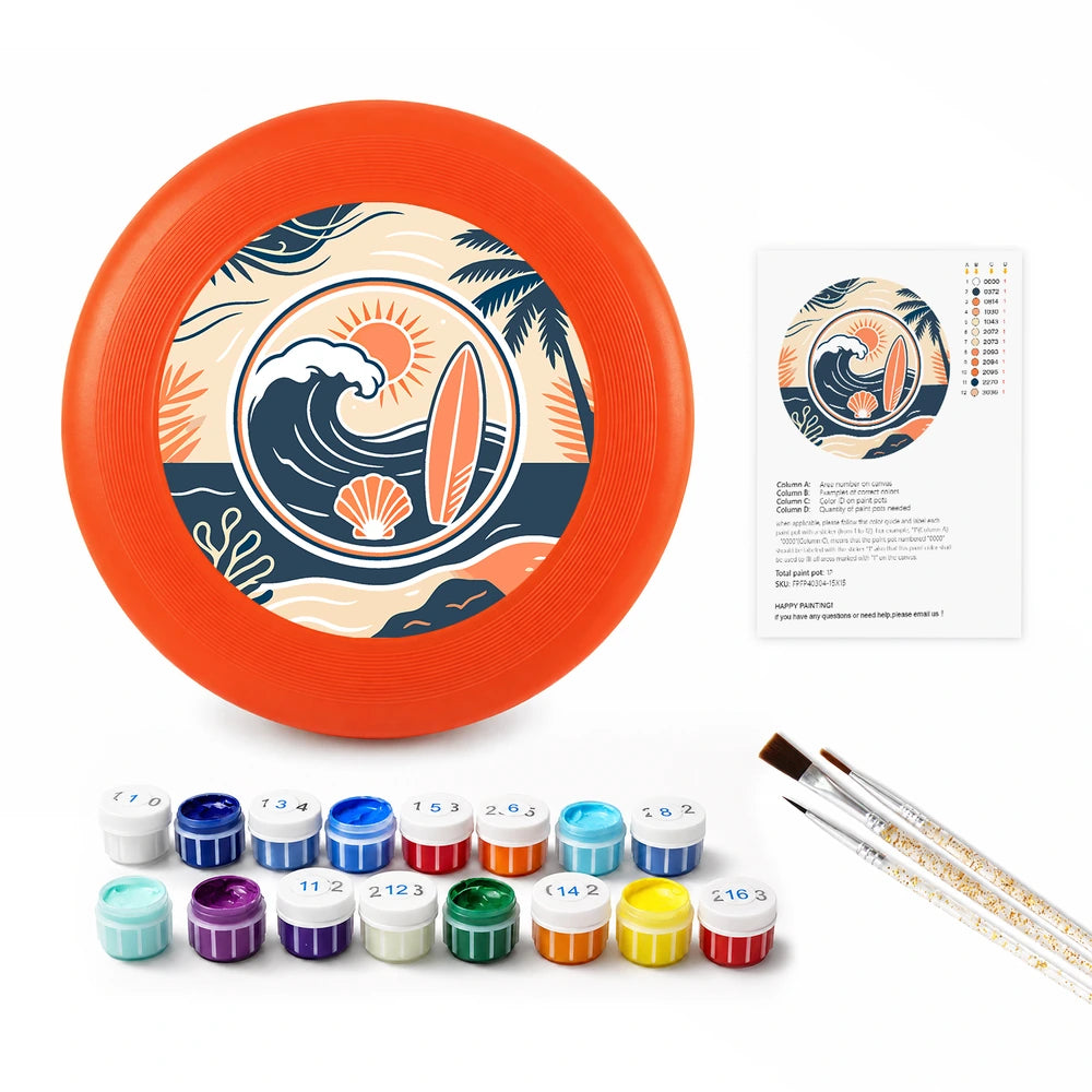 Paint by Numbers - Frisbee | Surf and Sun
