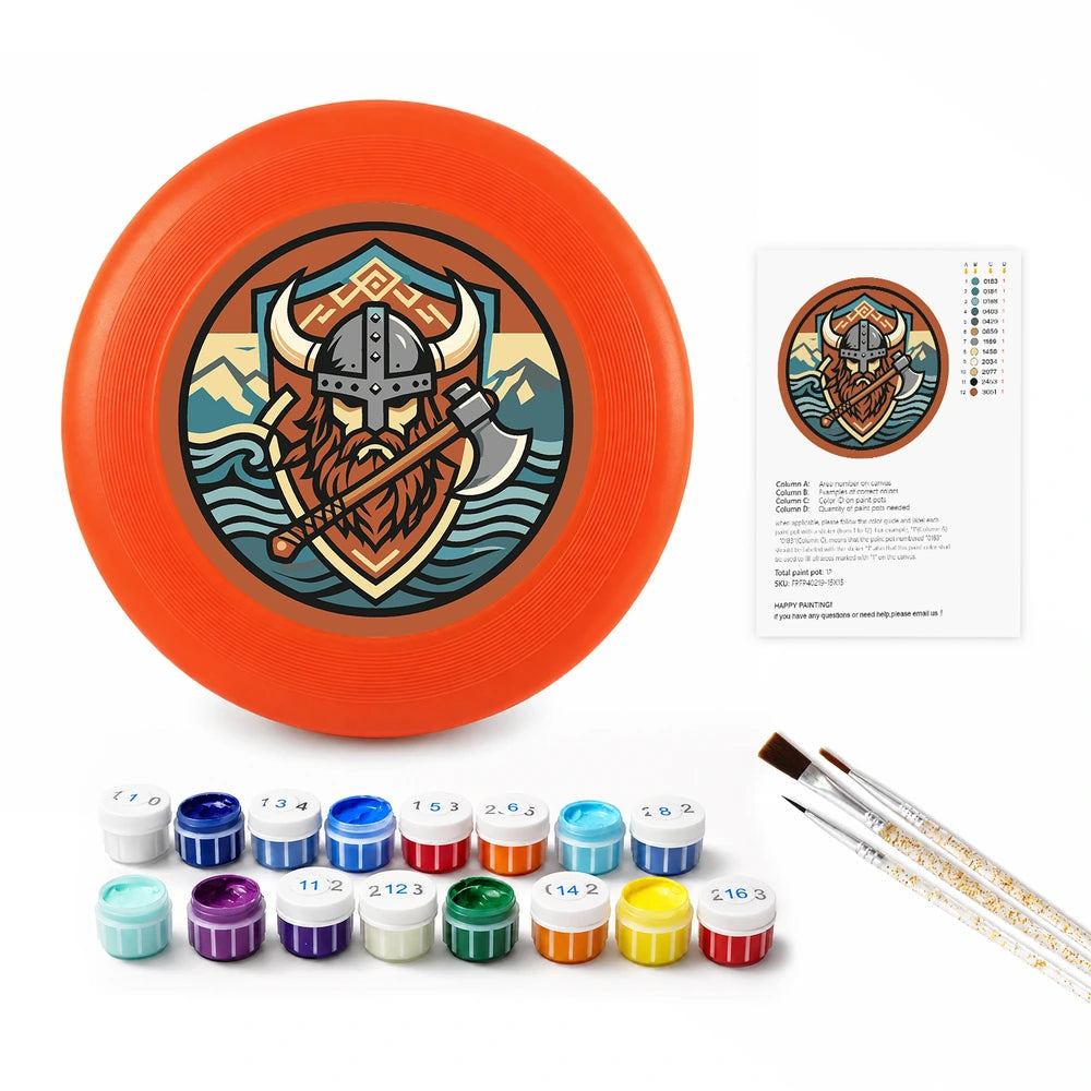 Paint by Numbers - Frisbee | Viking Warrior