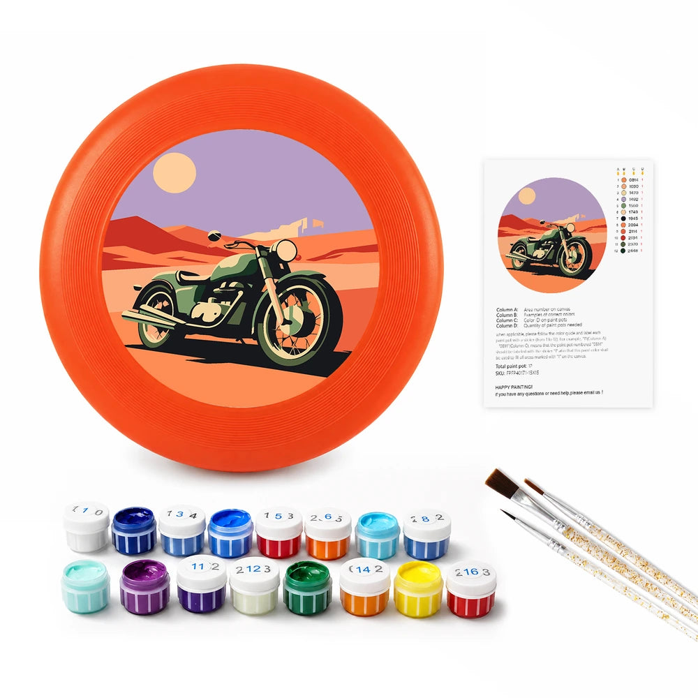 Paint by Numbers - Frisbee | Vintage Motorcycle