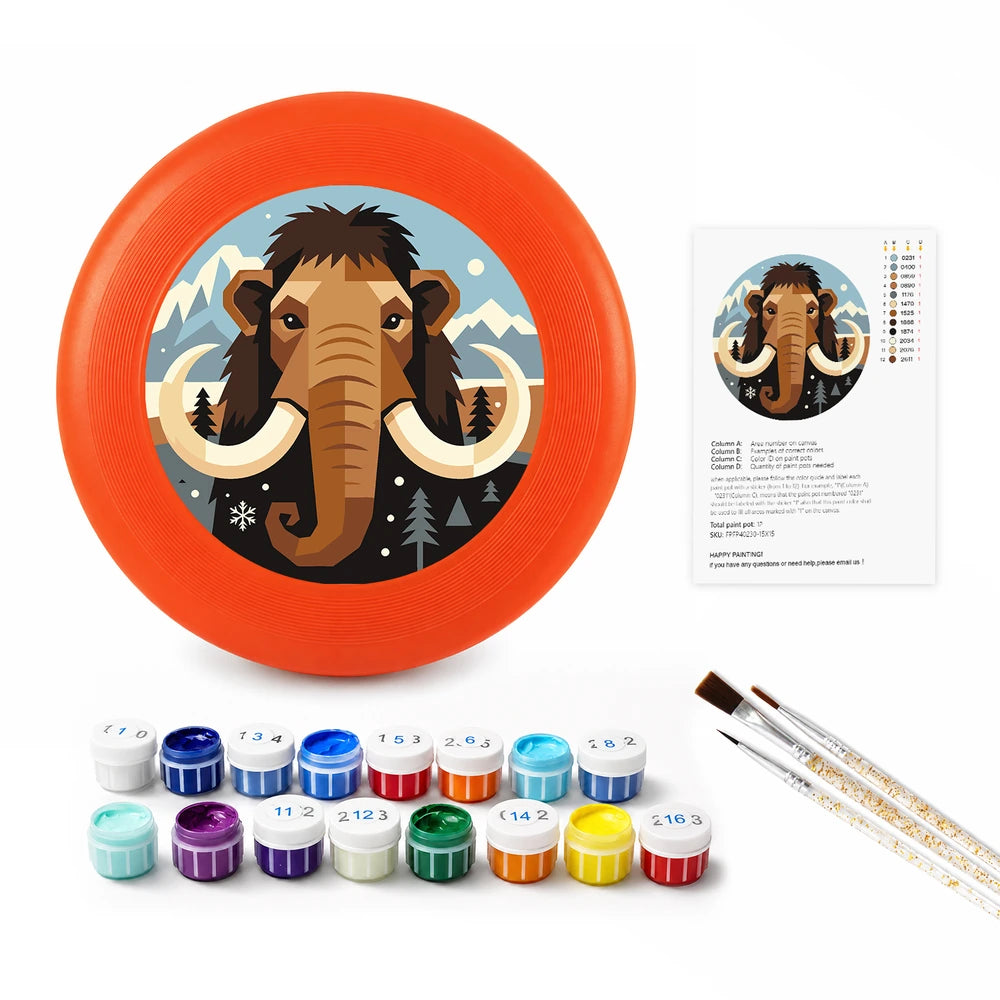 
Paint by Numbers - Frisbee | Woolly Mammoth
