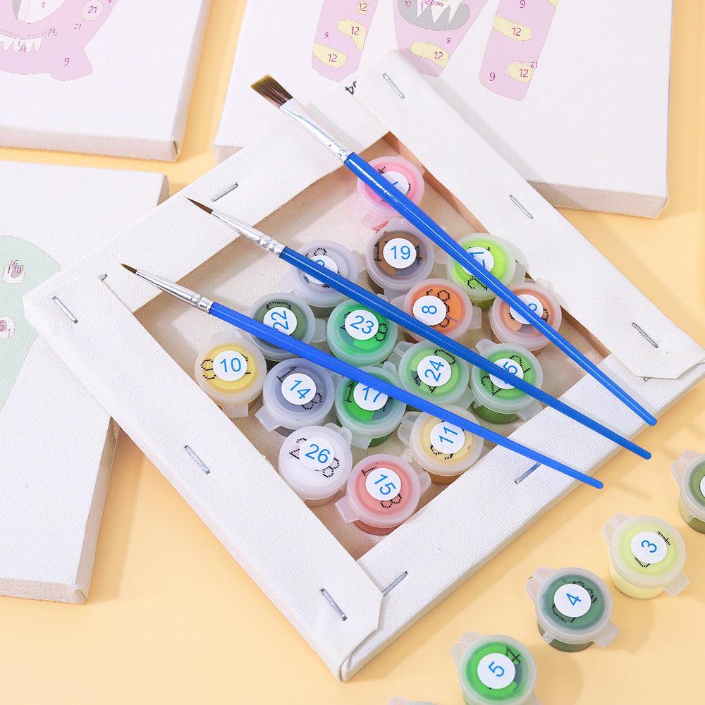 Paint by Numbers – Alphabet Painting Kit | A to Z Funky Monsters