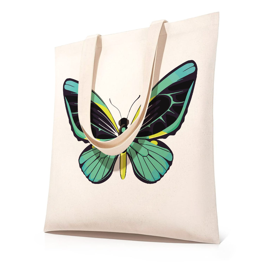 Paint by Numbers – DIY Totebag | Emerald Butterfly