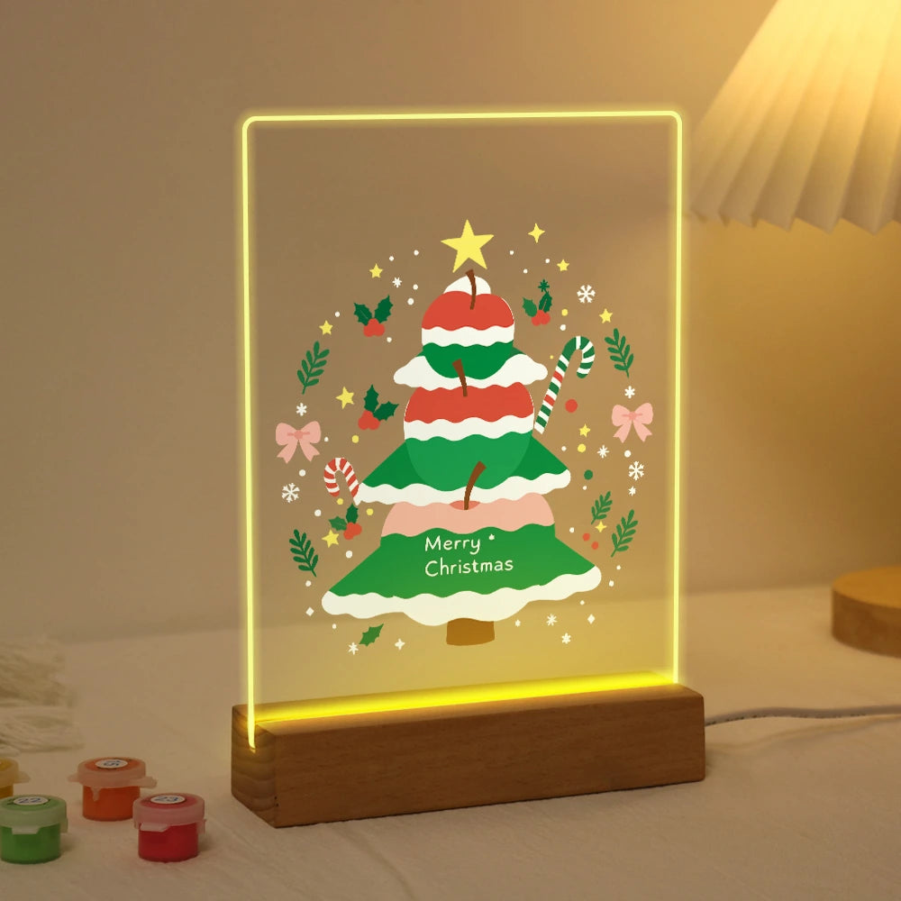 Paint by Numbers - Christmas Light | Candy Stripe Christmas Tree