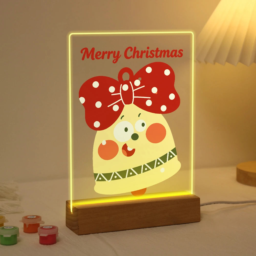 Paint by Numbers - Christmas Light | Christmas Bell with Red Bow