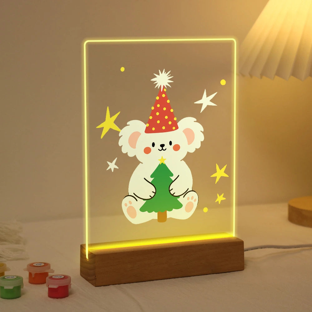 
Paint by Numbers - Christmas Light | Koala Hugging a Little Tree