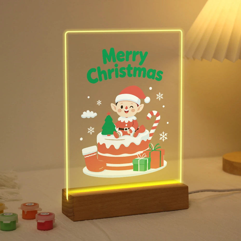 Paint by Numbers - Christmas Light | Little Elf on the Christmas Cake