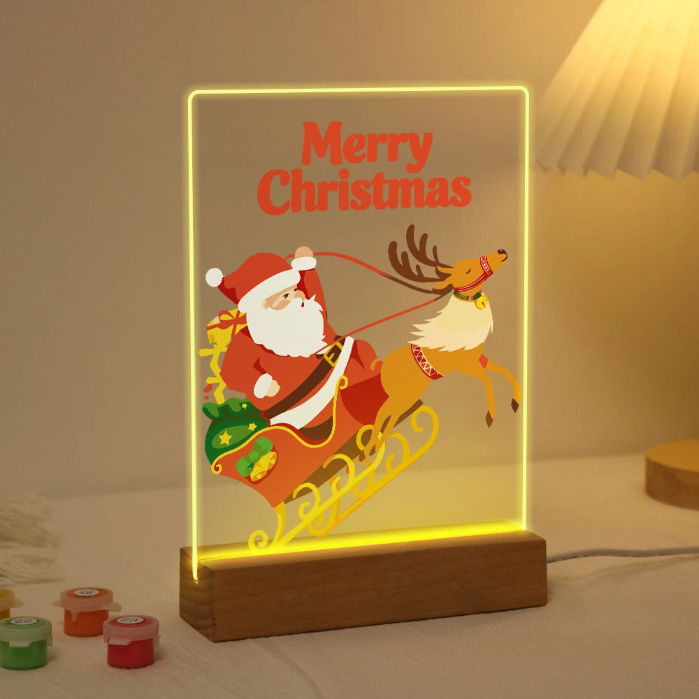 
Paint by Numbers - Christmas Light | Santa's Sleigh Ride