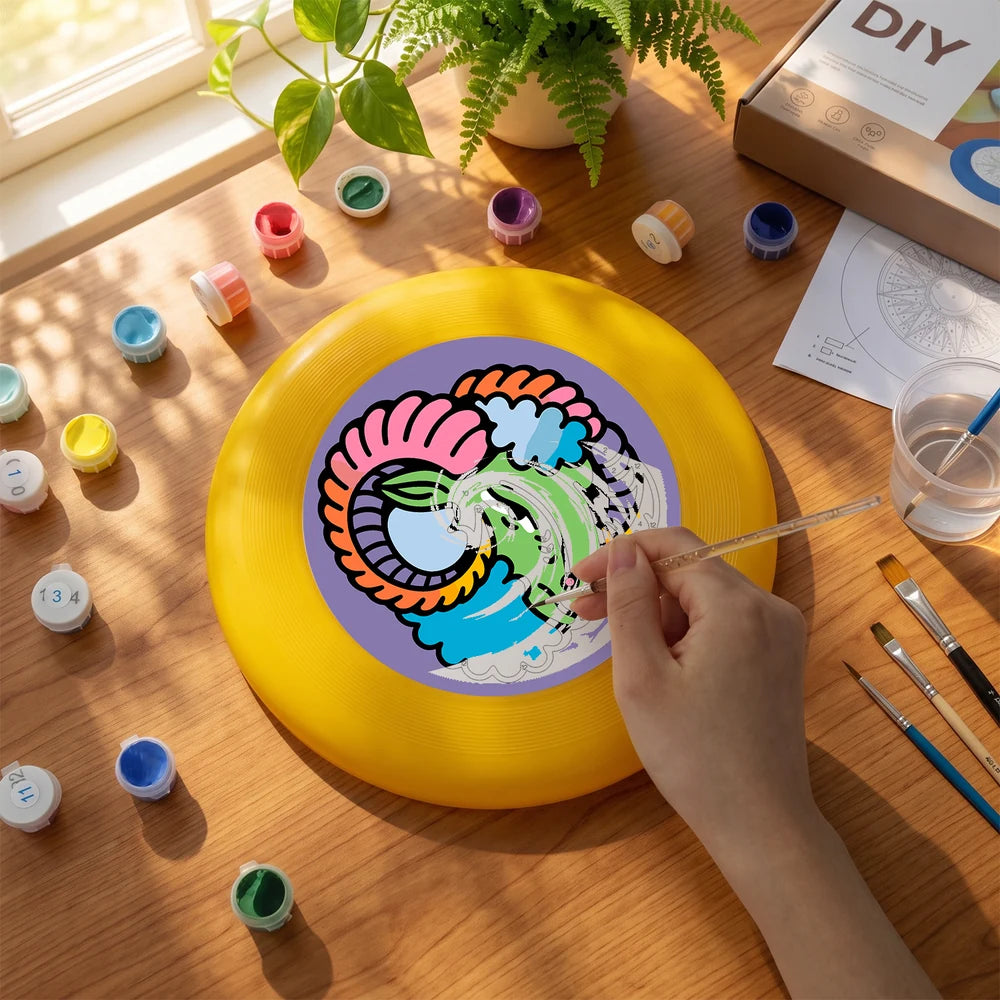 
Paint by Numbers - Frisbee | Aries Ram Sign