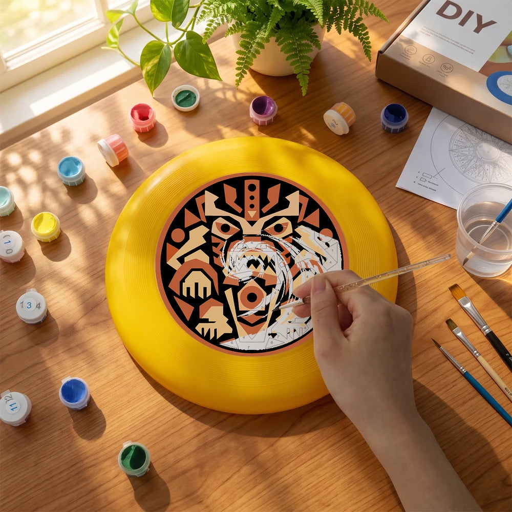 Paint by Numbers - Frisbee | Aztec Tiger