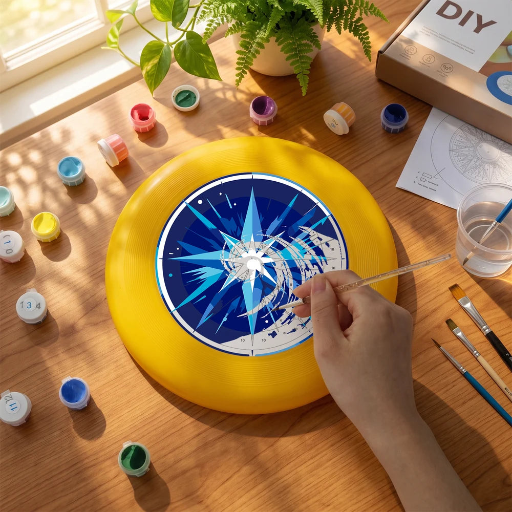 
Paint by Numbers - Frisbee | Blue Compass Star