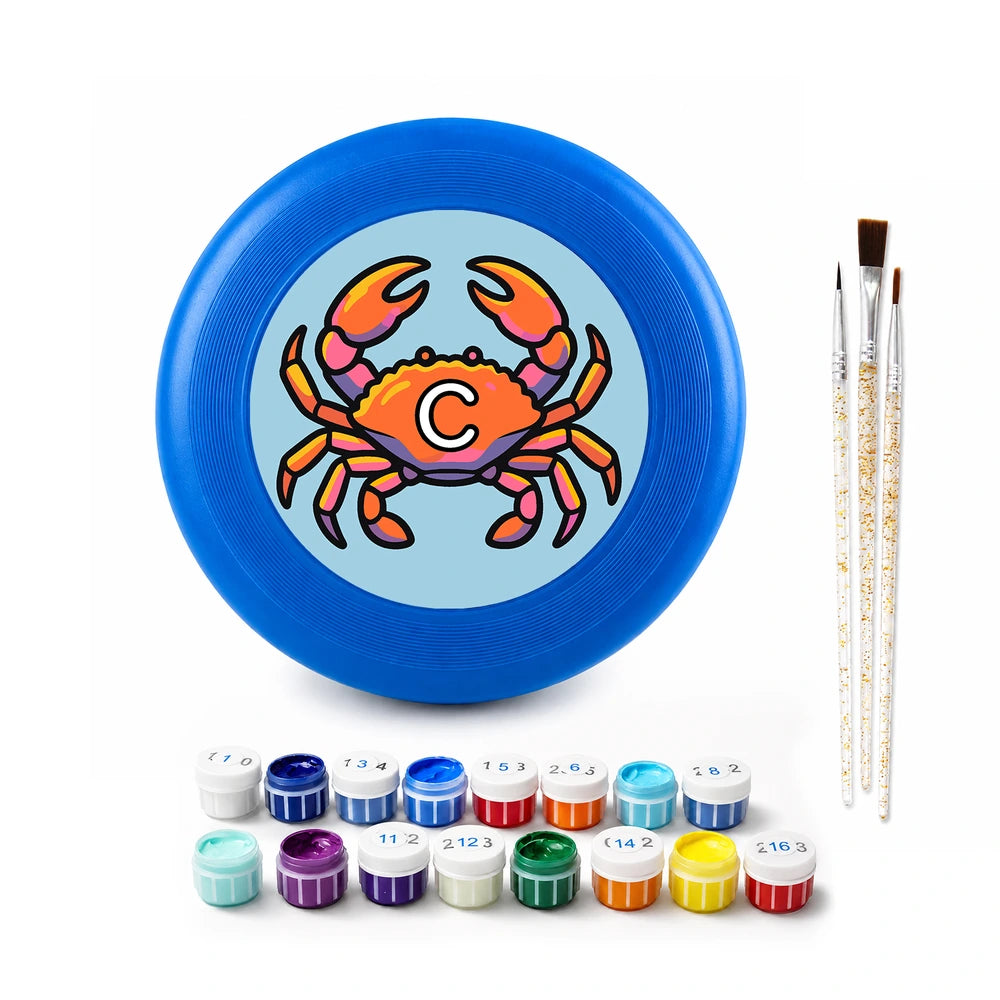 
Paint by Numbers - Frisbee | Cancer Crab Sign