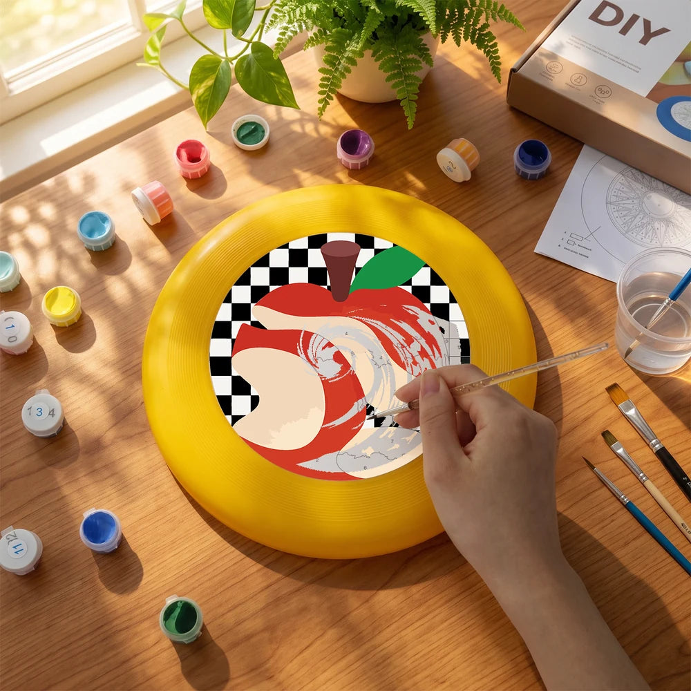 
Paint by Numbers - Frisbee | Checkerboard Apple