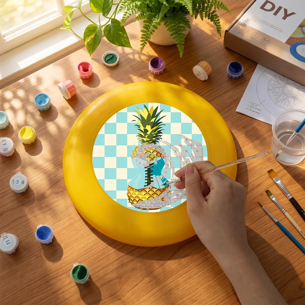 
Paint by Numbers - Frisbee | Checkerboard Pineapple