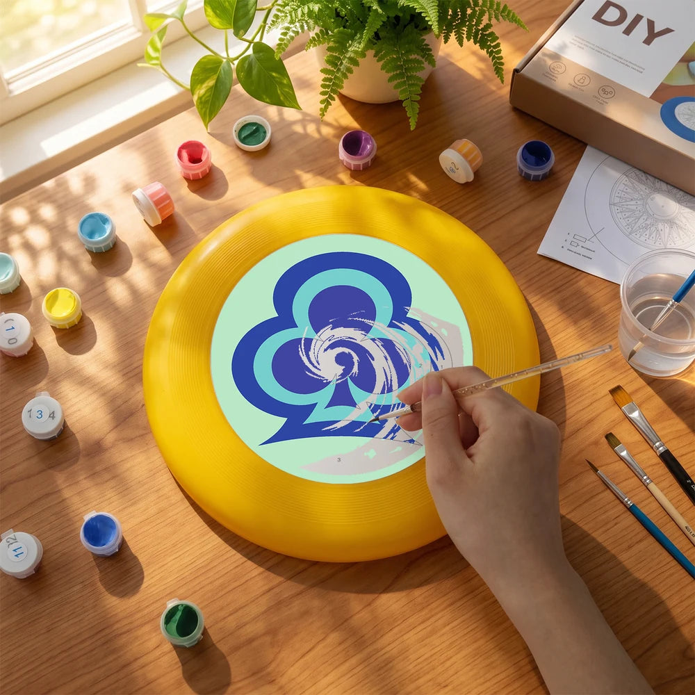 Paint by Numbers - Frisbee | Clover Symbol