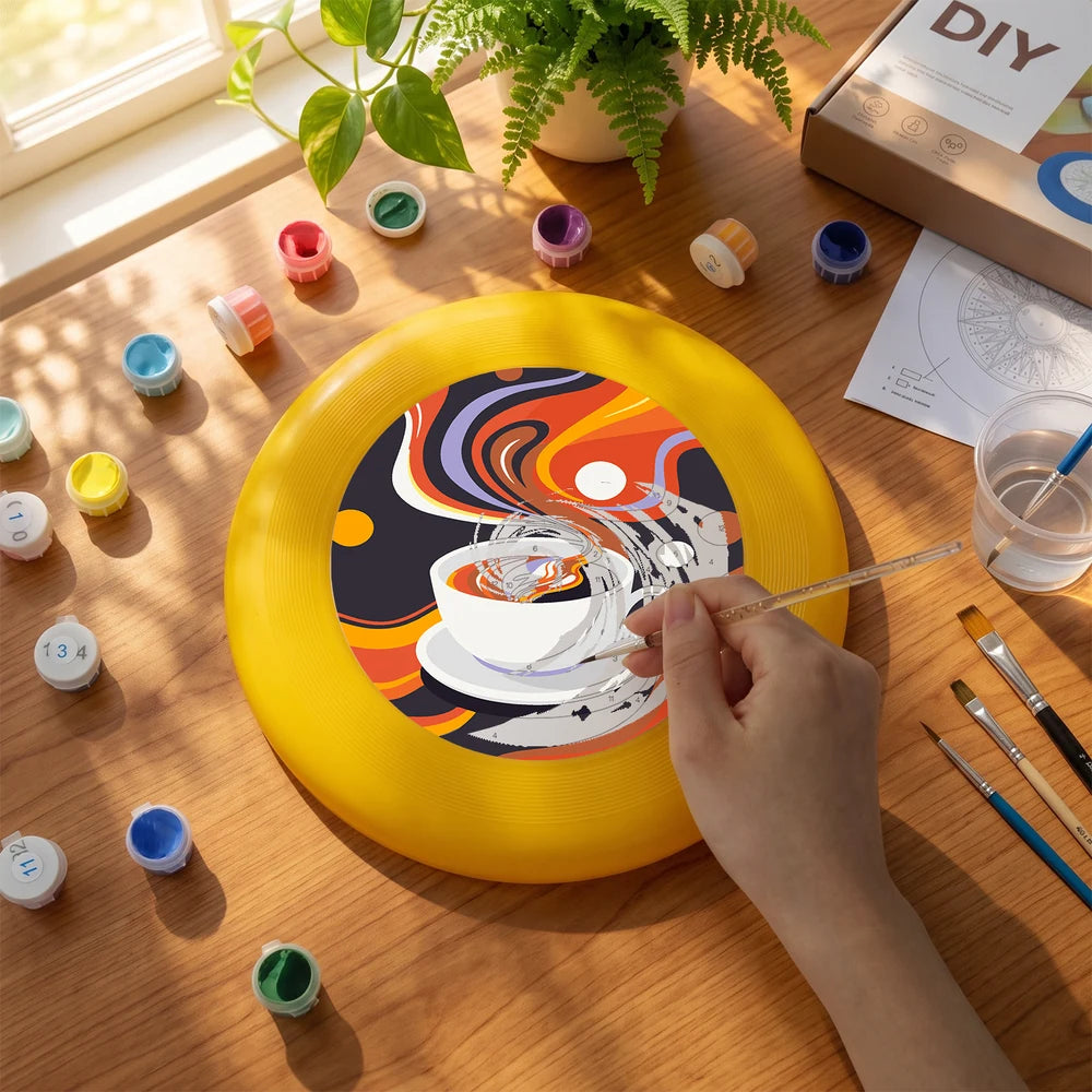 
Paint by Numbers - Frisbee | Coffee Swirl