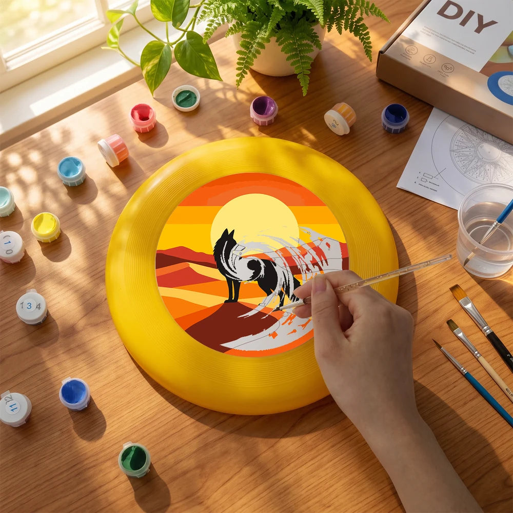 
Paint by Numbers - Frisbee | Coyote in the Desert