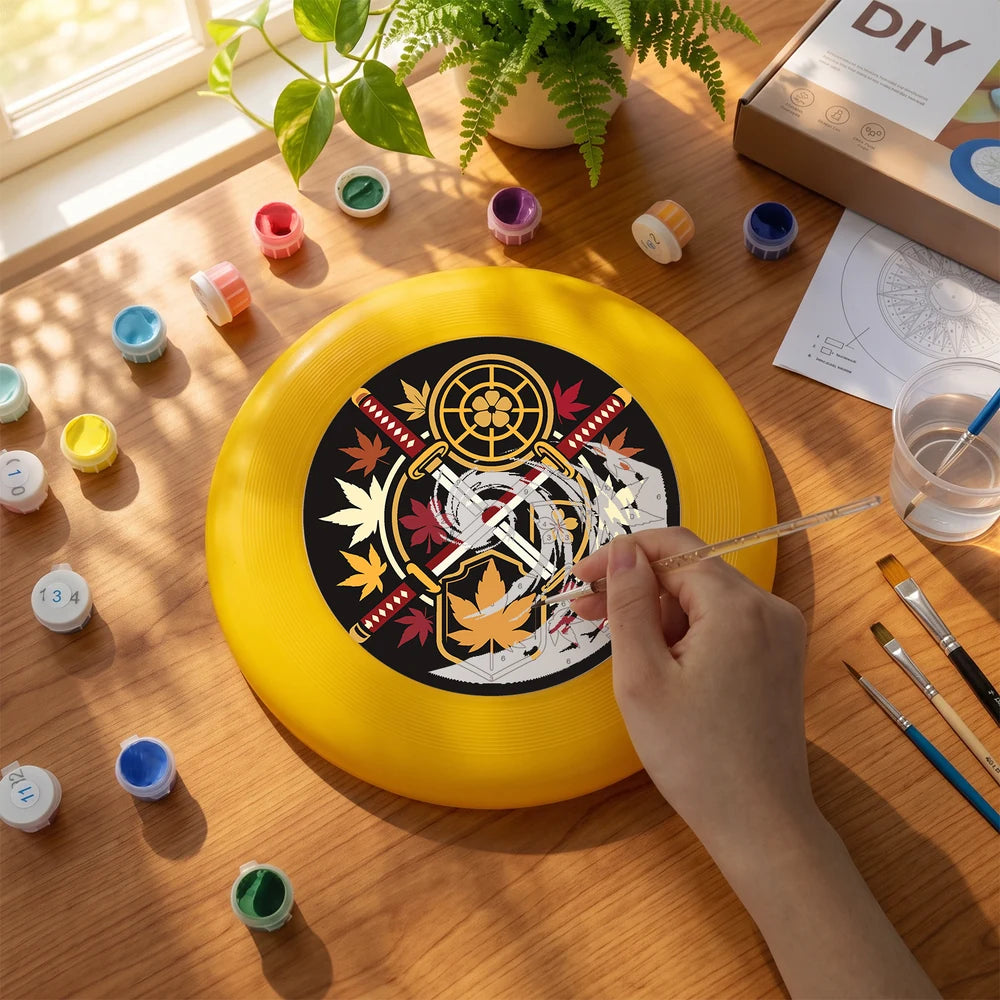 
Paint by Numbers - Frisbee | Crossed Swords Crest