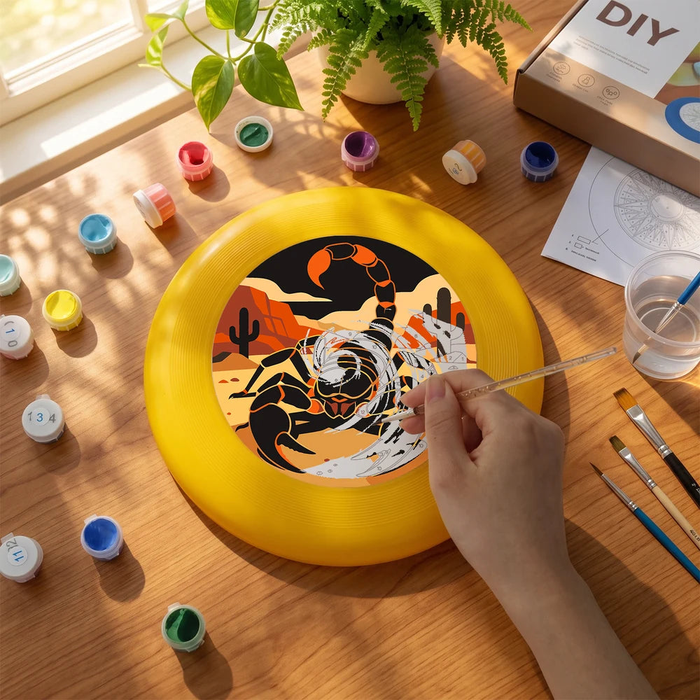
Paint by Numbers - Frisbee | Desert Scorpion