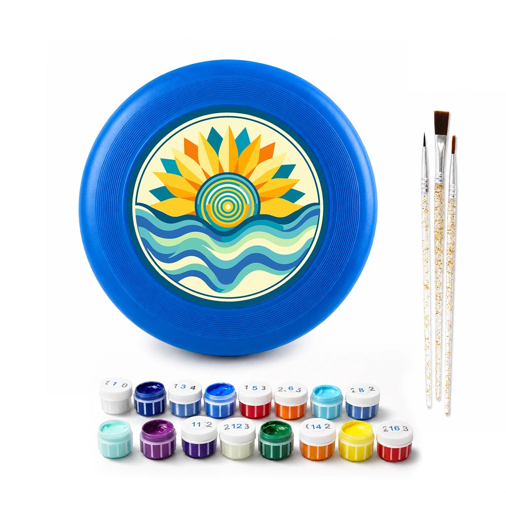 
Paint by Numbers - Frisbee | Golden Sun and Waves