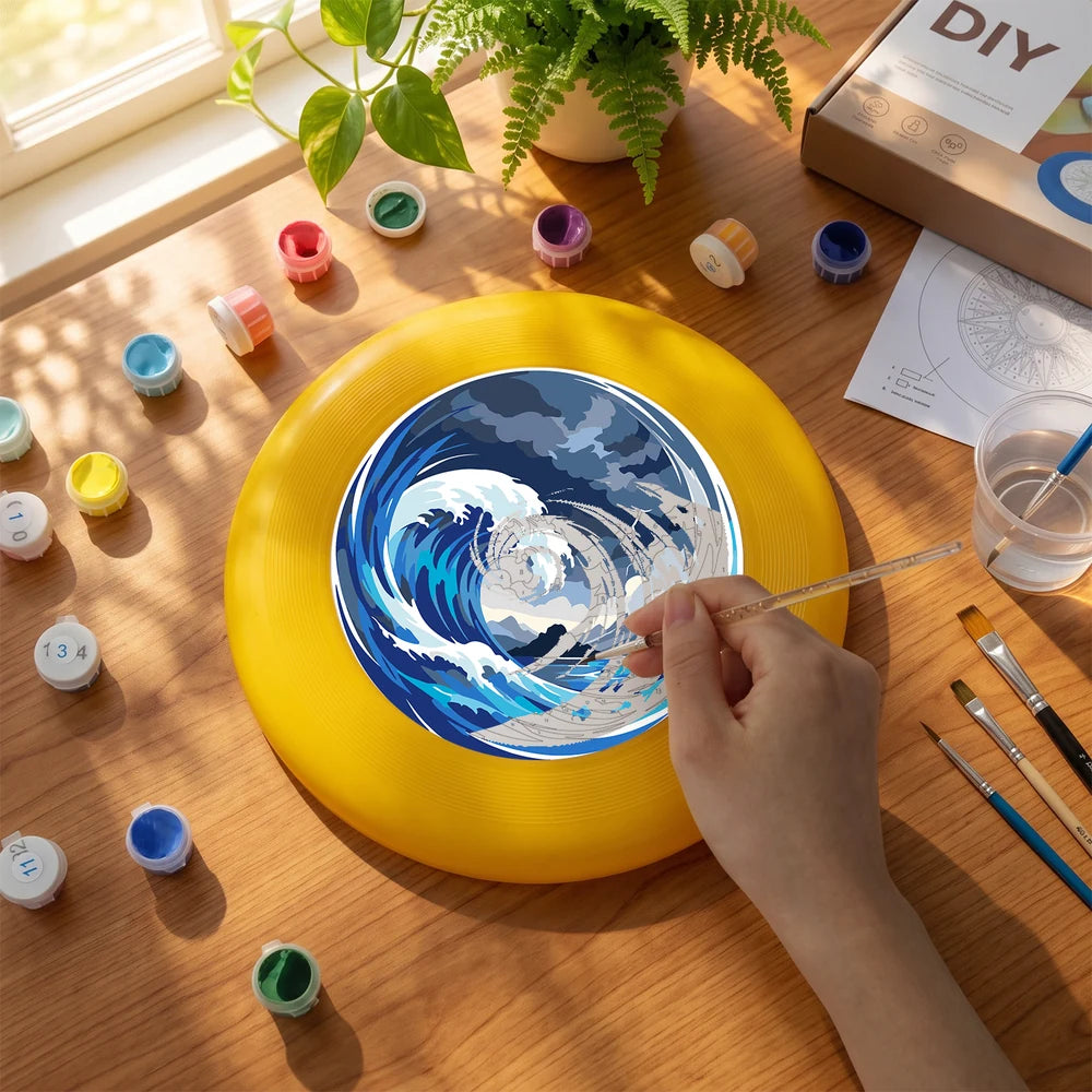 
Paint by Numbers - Frisbee | Great Blue Wave
